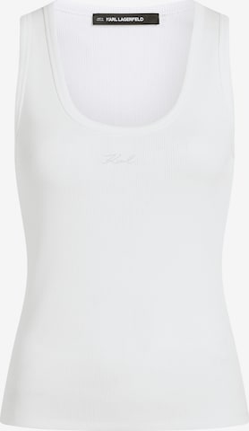 balta Karl Lagerfeld Palaidinė be rankovių: priekis