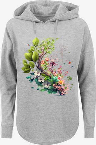 Sweat-shirt F4NT4STIC en gris : devant