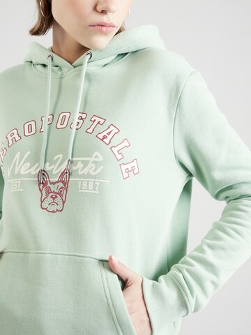 AÉROPOSTALE Sweatshirt in Green