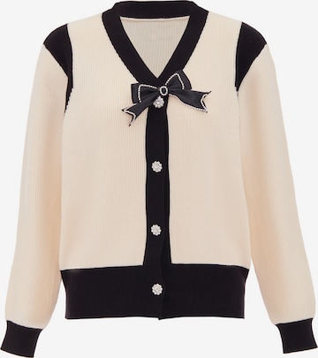 CHANI Knit cardigan in Beige: front