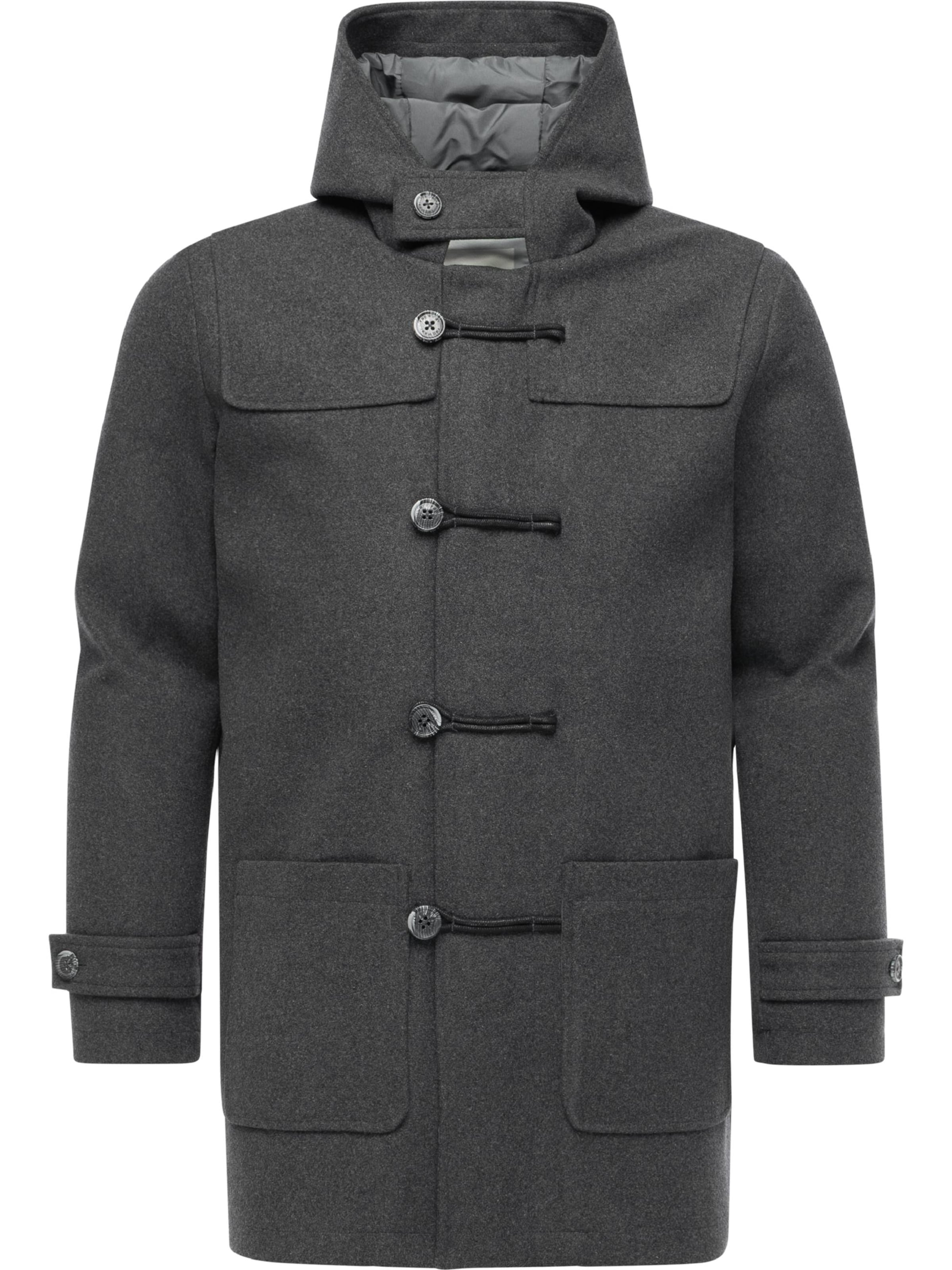 Ragwear Winterjas 'Duffie' in Grijs: voorkant