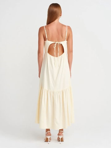 Dilvin Dress in Beige