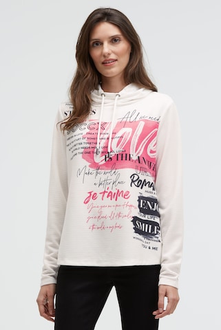 Soccx Sweatshirt in White: front