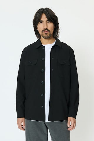 Veste mi-saison Matinique en noir : devant