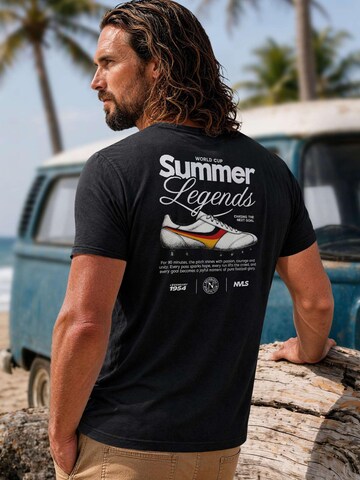 Neverless Shirt 'Soccer Summer Legends'‌‌‌‌‌‌ in Schwarz