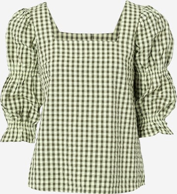 TOM TAILOR DENIM Blouse in Green: front