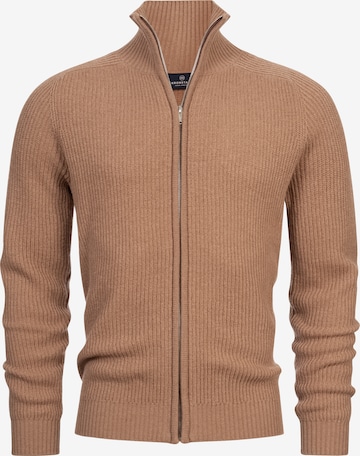 Vestes en maille ' Dorsey' Kronstadt en marron : devant