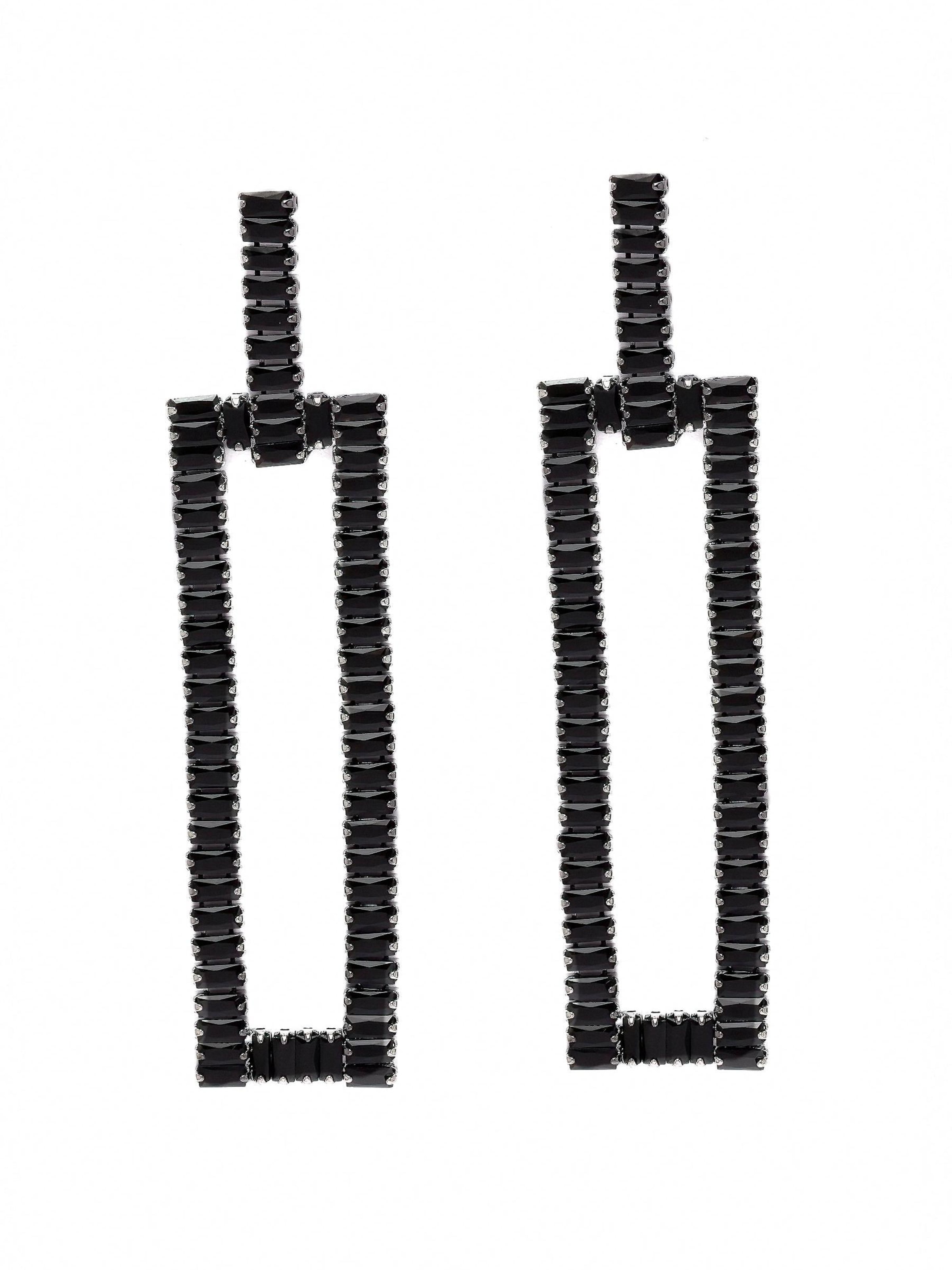 AVANT-GARDE PARIS Earrings 'Nataliama' in Black: front