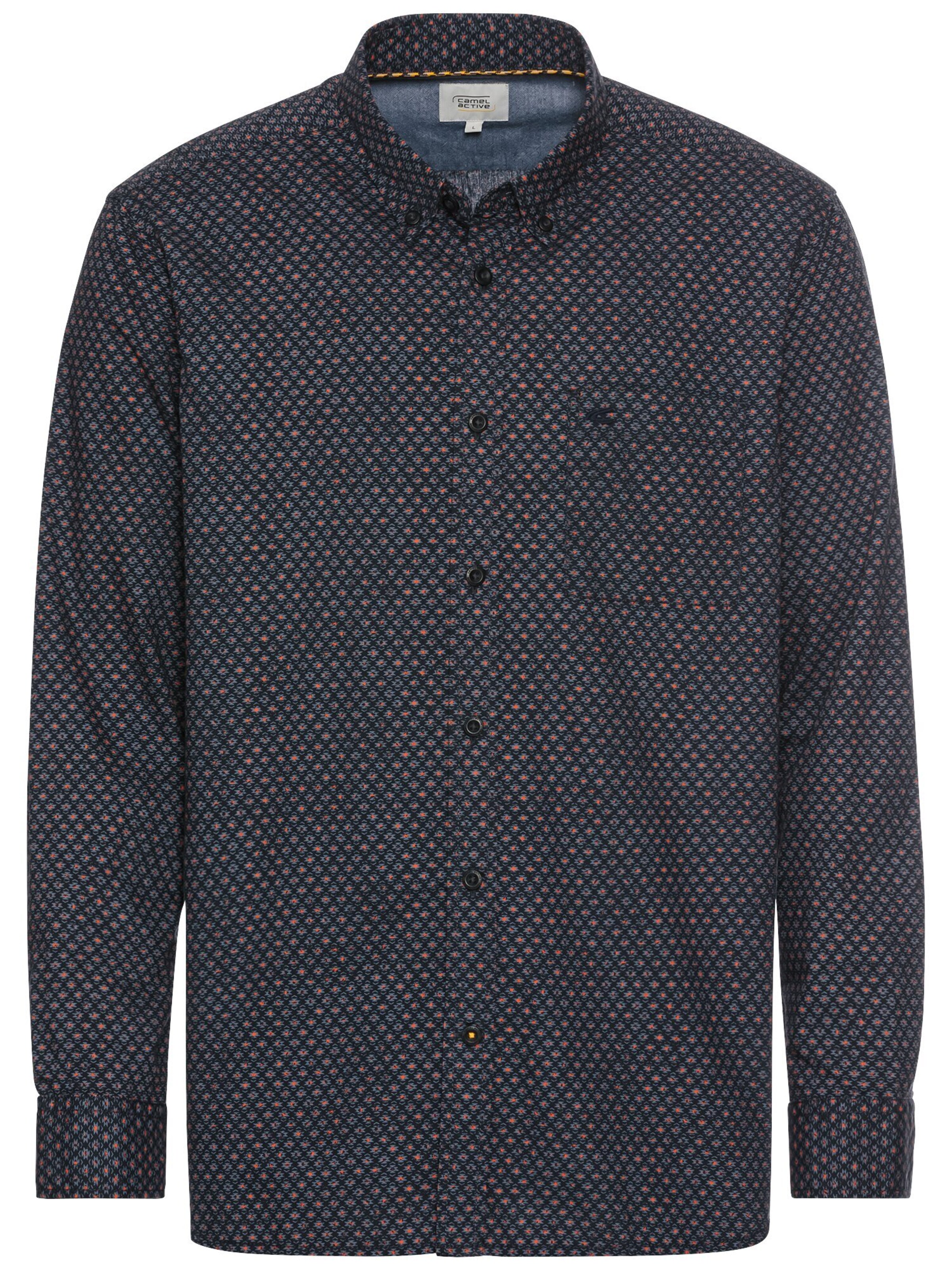 CAMEL ACTIVE Regular Fit Hemd in Blau: Vorderseite