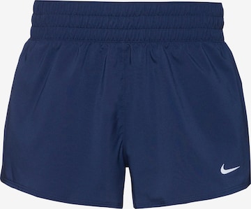 NIKE Regular Sportshorts 'One' in Blau: Vorderseite