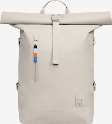 Sac à dos 'Rolltop 2.0' Got Bag en beige : devant