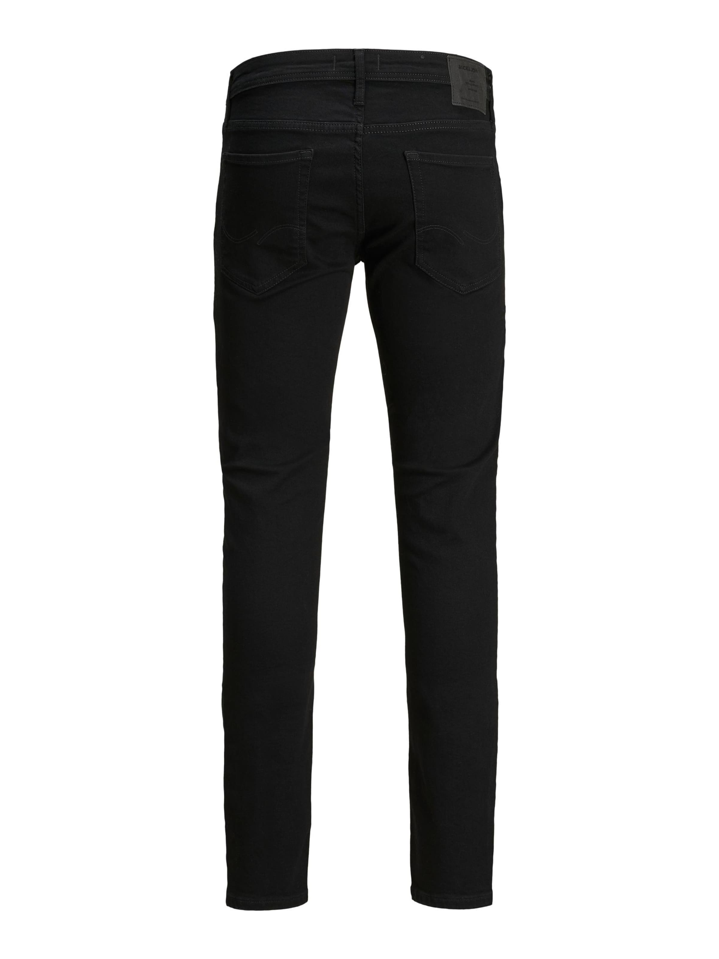 Coupe slim Jean 'JJIGlenn JJOriginal' Jack & Jones Plus en noir
