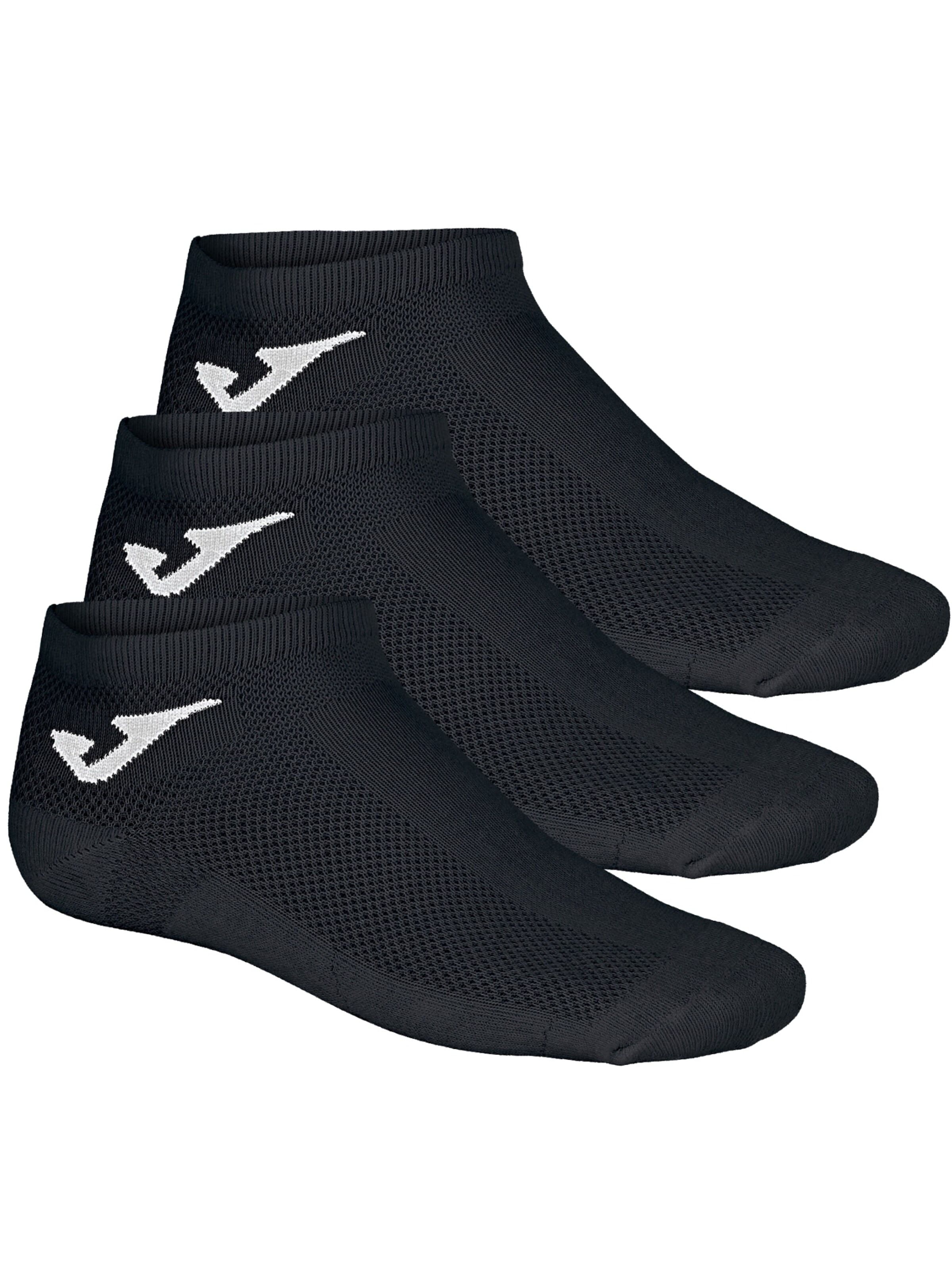 JOMA Sokken 'Joma Invisible 3PPK Socks' in Zwart: voorkant