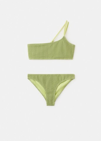 MANGO TEEN Bralette Bikini 'Melanie' in Green