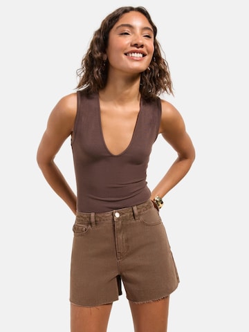 Friends Like These Jeans in Brown: front