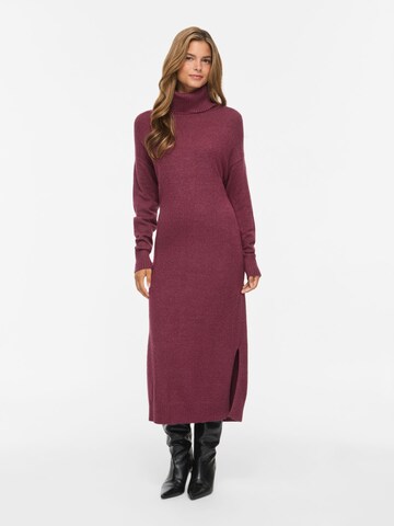 VILA Knit dress 'VIRill' in Red: front