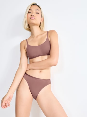 Maillot de corps ' Daily GO Cotton Top ' SLOGGI en marron