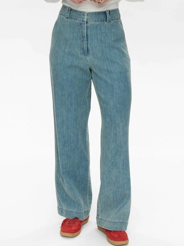 NÜMPH Wide leg Jeans 'NUALETTA' in Blue: front