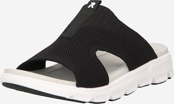 Rieker EVOLUTION - Zapatos abiertos en negro: frente