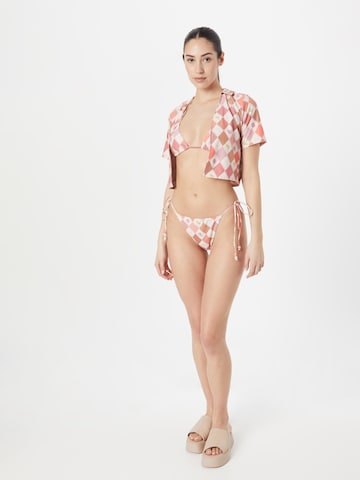 Nasty Gal Trójkąt Bikini w kolorze pomarańczowy