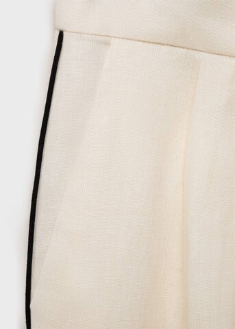 MANGO Wide leg Pants in White