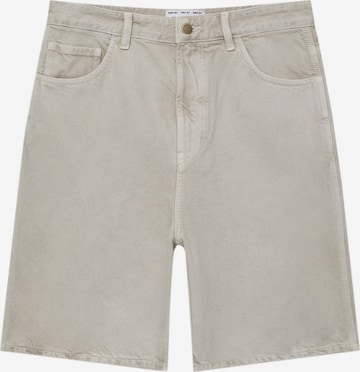 Pull&Bear Loosefit Broek in Beige: voorkant