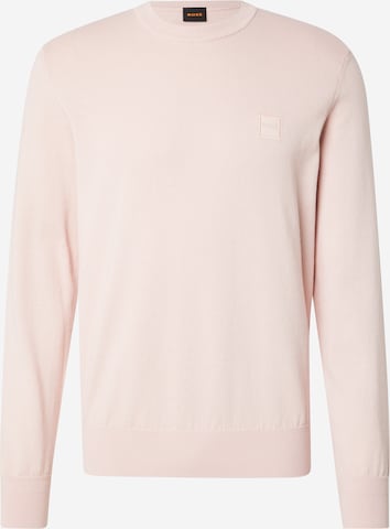 BOSS Pulóver 'Kanovano_S' - rózsaszín: elől