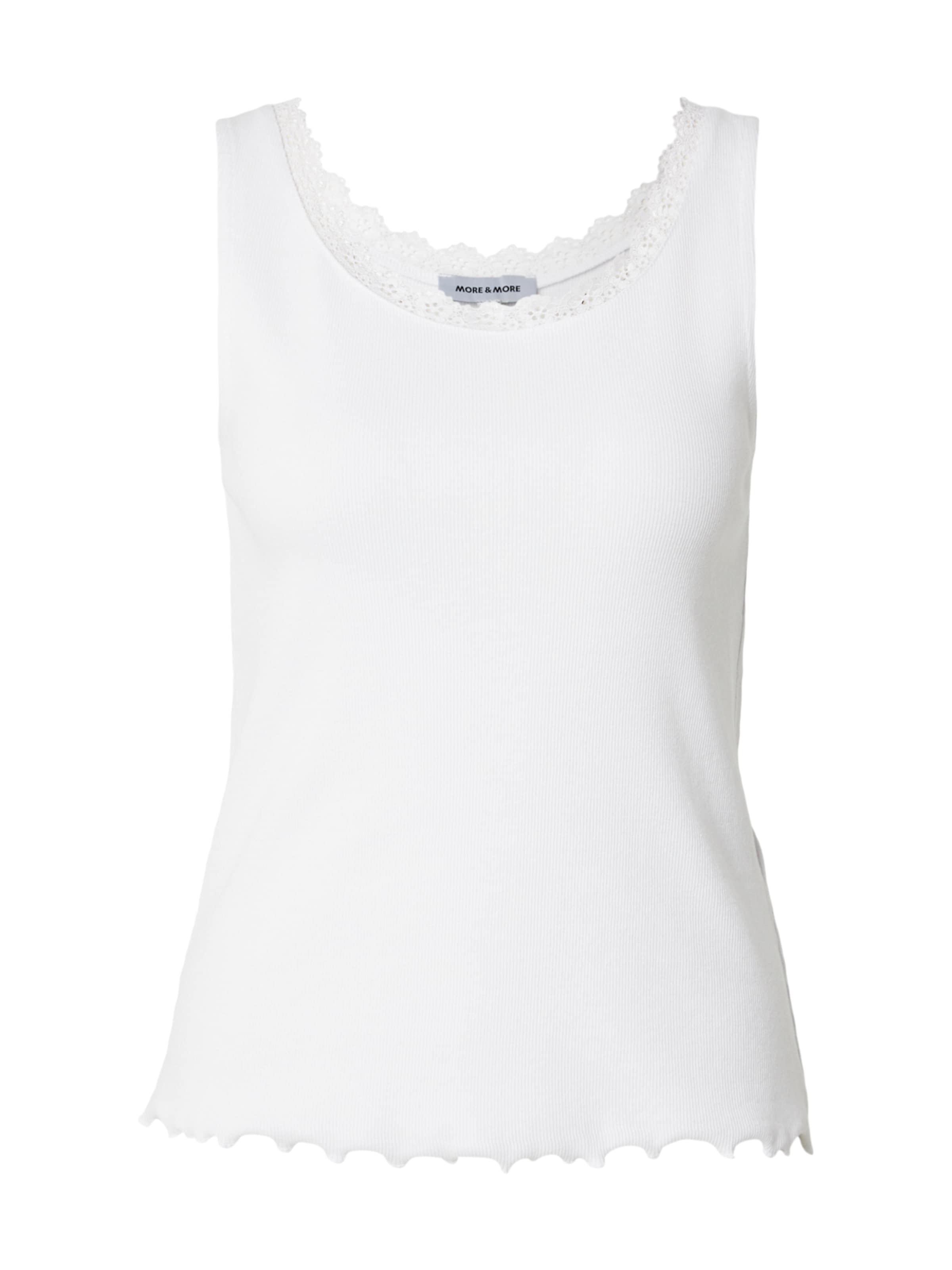 MORE & MORE Τοπ σε λευκό: μπροστά