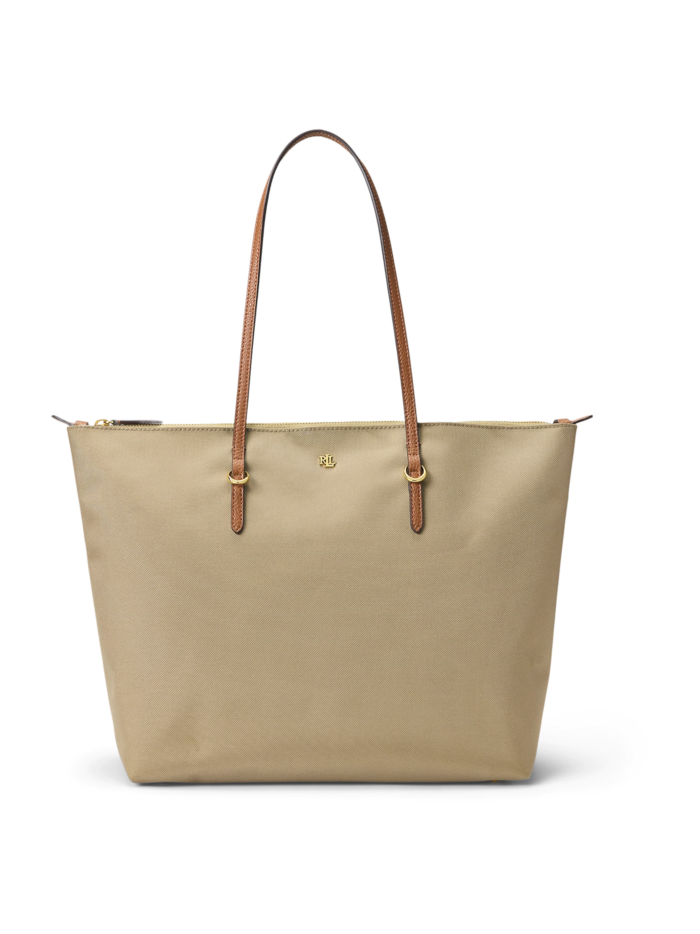 Lauren Ralph Lauren Μεγάλη τσάντα 'KEATON' σε μπεζ / καφέ, Άποψη προϊόντος