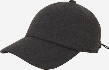 Hatland Cap 'Lenox' in Grau: Vorderseite