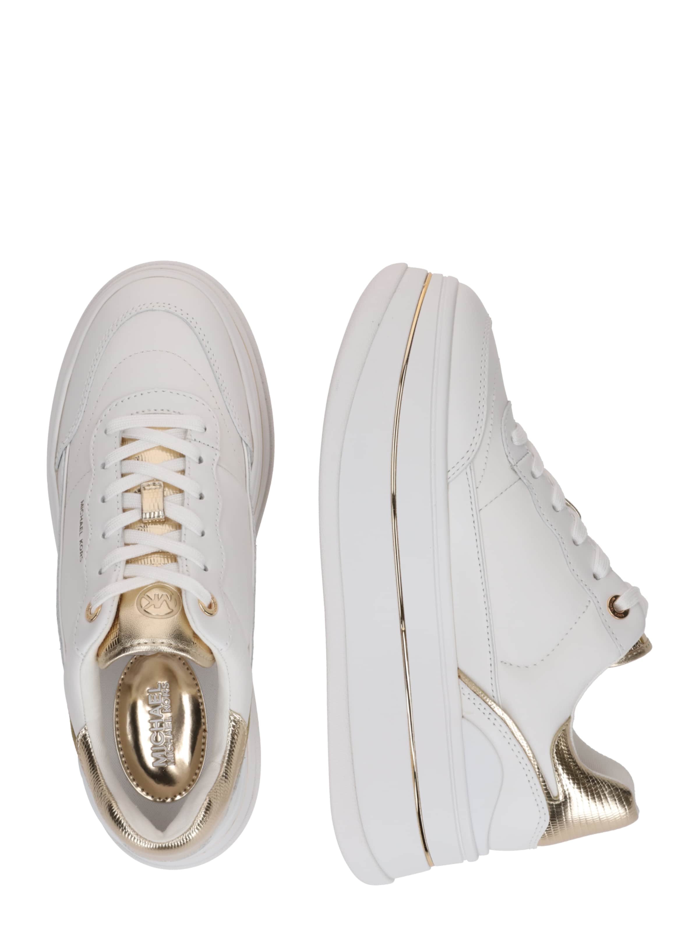 MICHAEL Michael Kors Ниски маратонки 'HAYES' в бяло