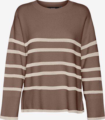 VERO MODA Pullover 'Saba' i brun: forside