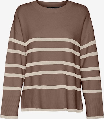 VERO MODA Sweater 'Saba' in Brown: front