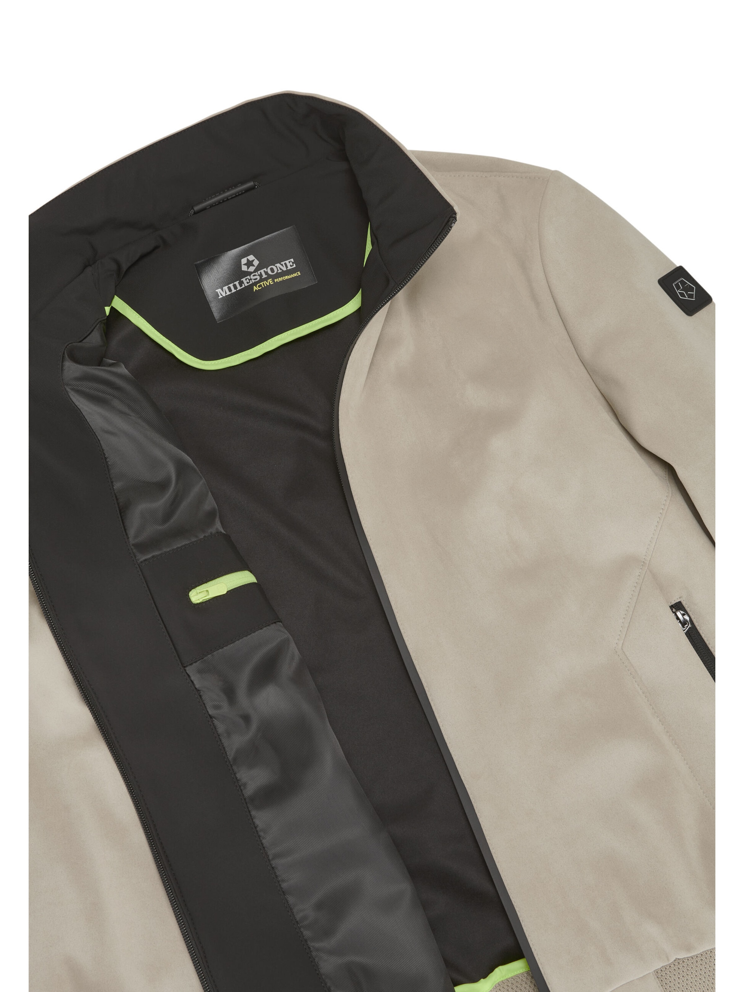 Veste mi-saison 'MSHarris' MILESTONE en beige