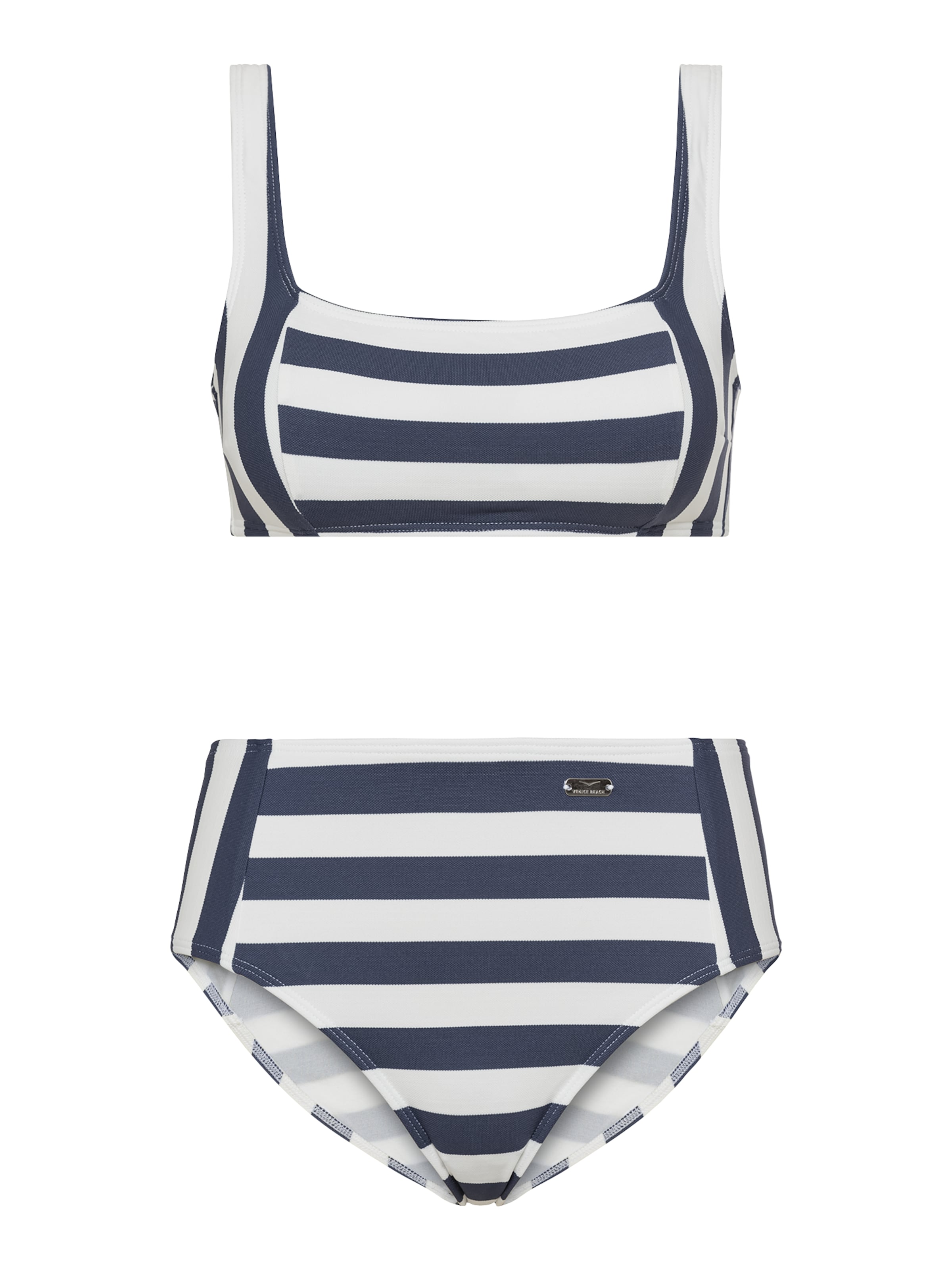 VENICE BEACH Bikini in Blue: front