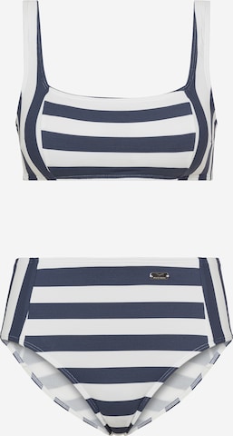 VENICE BEACH Bikini in Blue: front