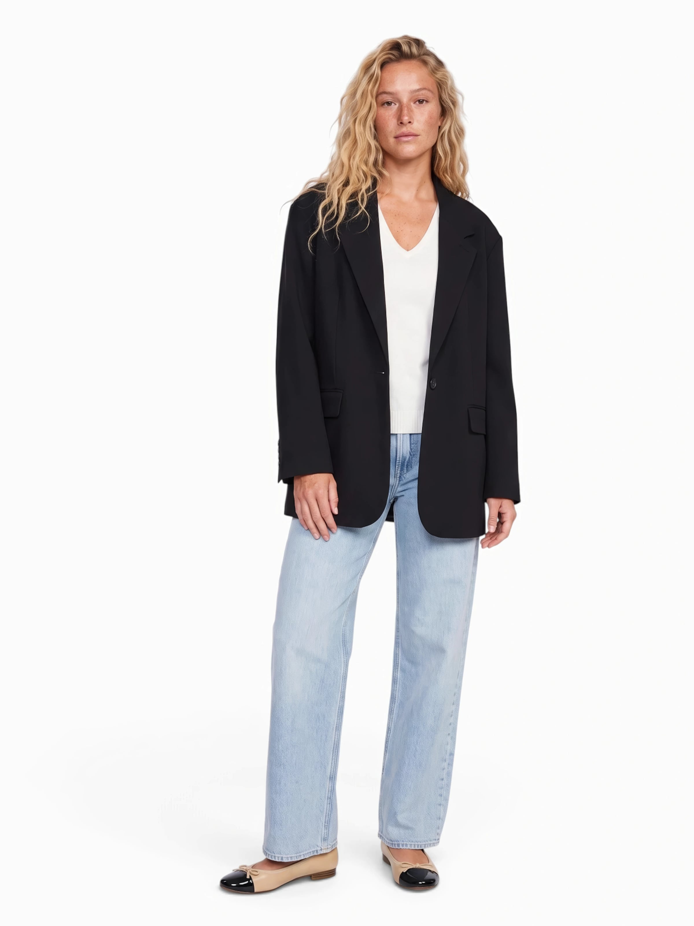 TOPSHOP - Blazer 'LOUISE' en negro