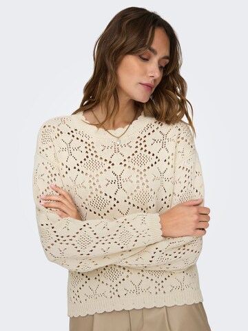 ONLY - Jersey 'GAIL' en beige