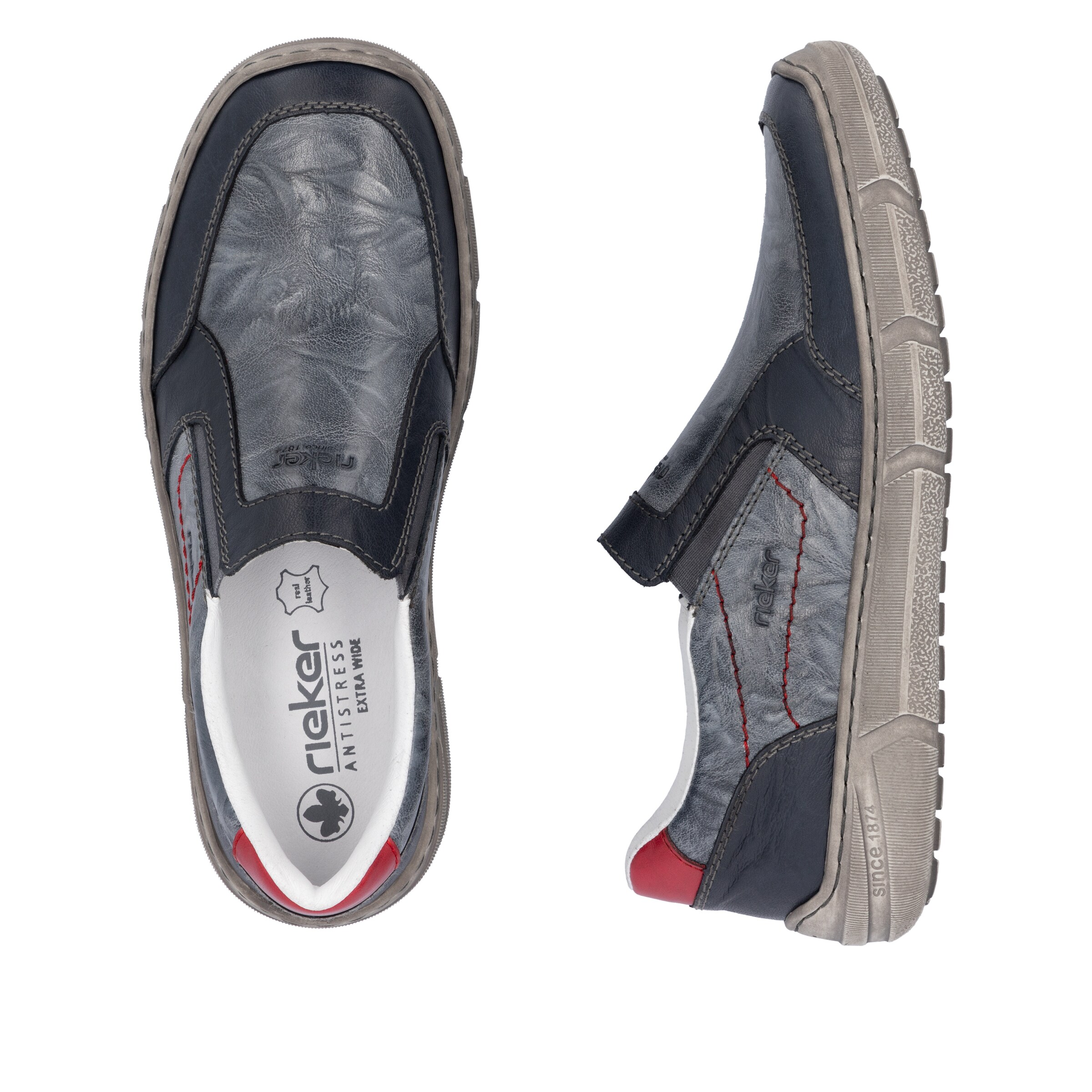 Rieker Slip On in Blau