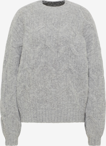 DreiMaster Vintage Sweater in Grey: front