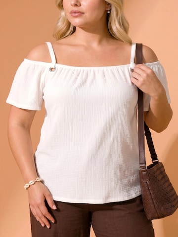 Shape Of You Blouse in White