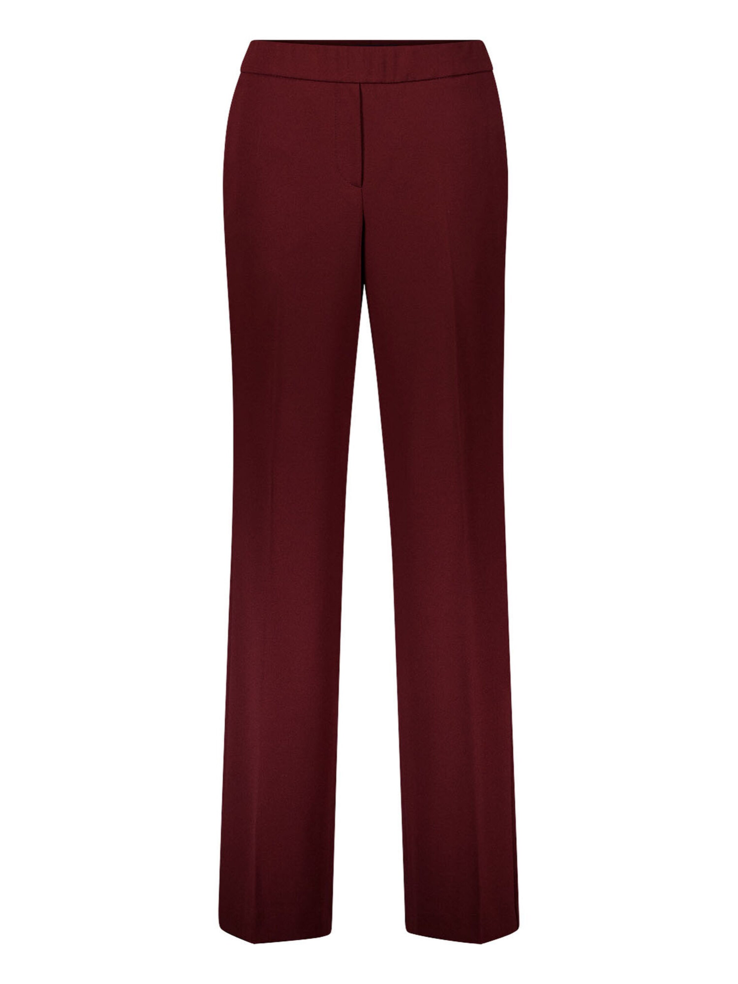 Gardeur Trousers with creases 'Franca800' in Red: front
