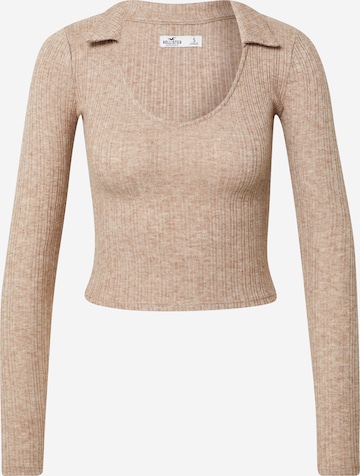 HOLLISTER Pullover in Braun: predná strana