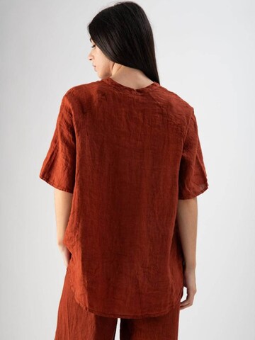 MND Shirts 'Wild Linen' i rød