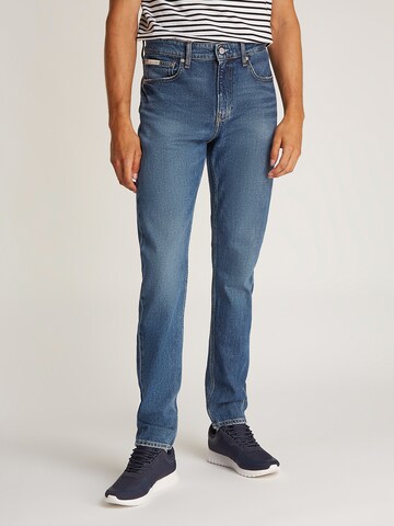 Calvin Klein Jeans Слим Джинсы в Синий: спереди