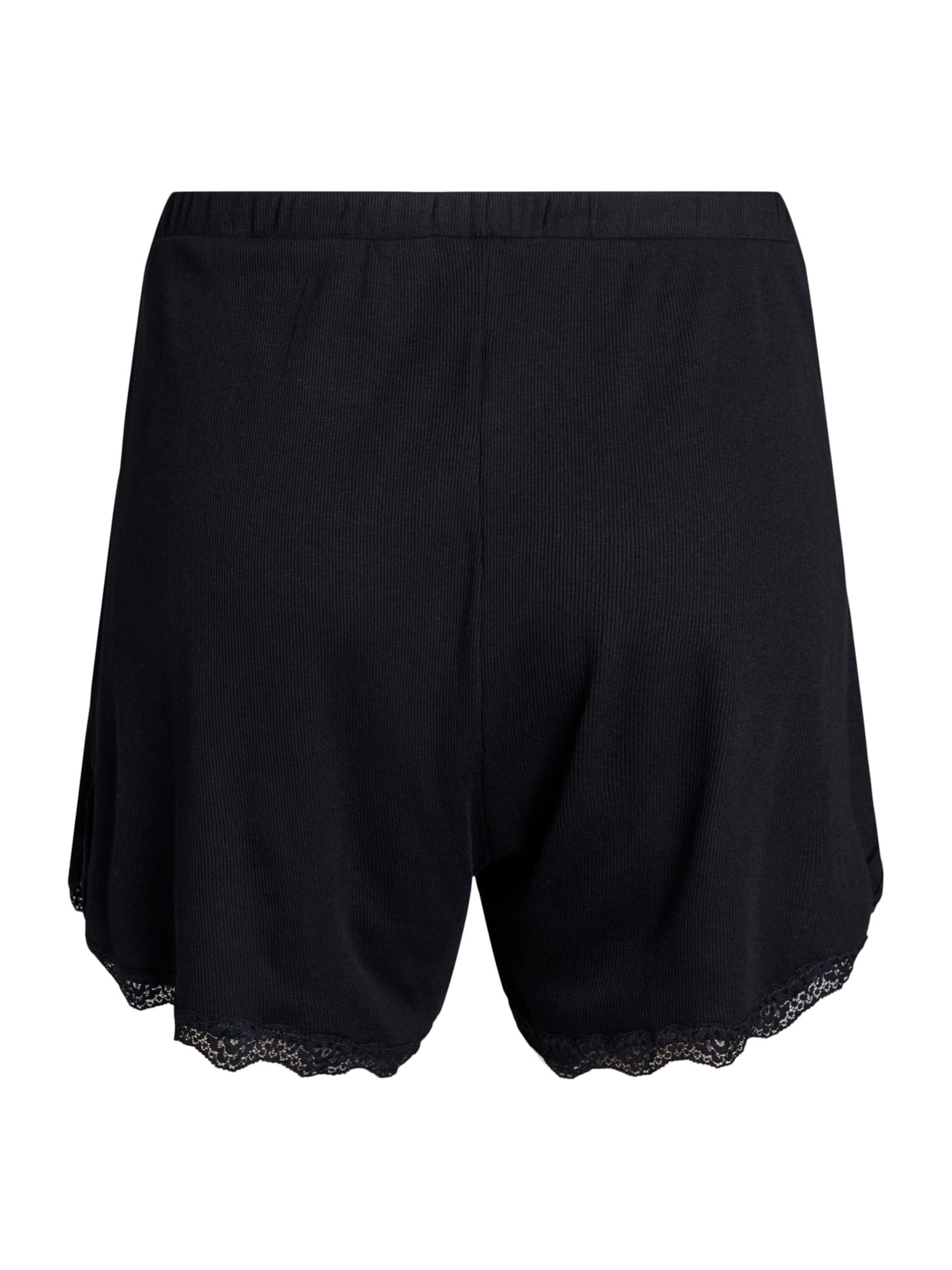 Zizzi Loose fit Trousers 'MELNA' in Black