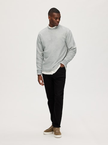 SELECTED HOMME Sweatshirt 'Dimmy' in Grey