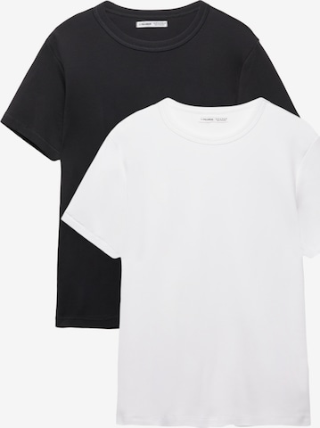 Pull&Bear Shirt in Black: front