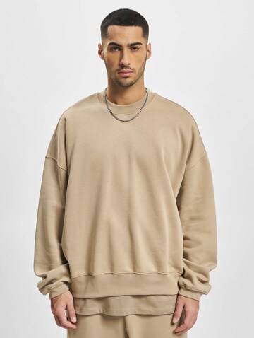 DEFSweater majica - bež boja: prednji dio