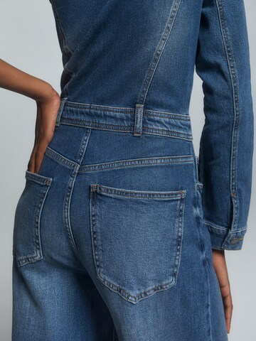 Pull&Bear Jumpsuit in Blauw